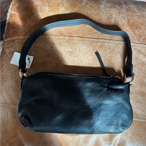 Elliott Lucca Black Leather Clutch